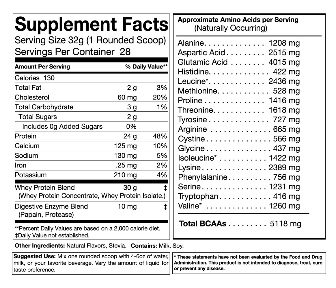 WHEY PROTEIN Salted Caramel - 1 Life Science