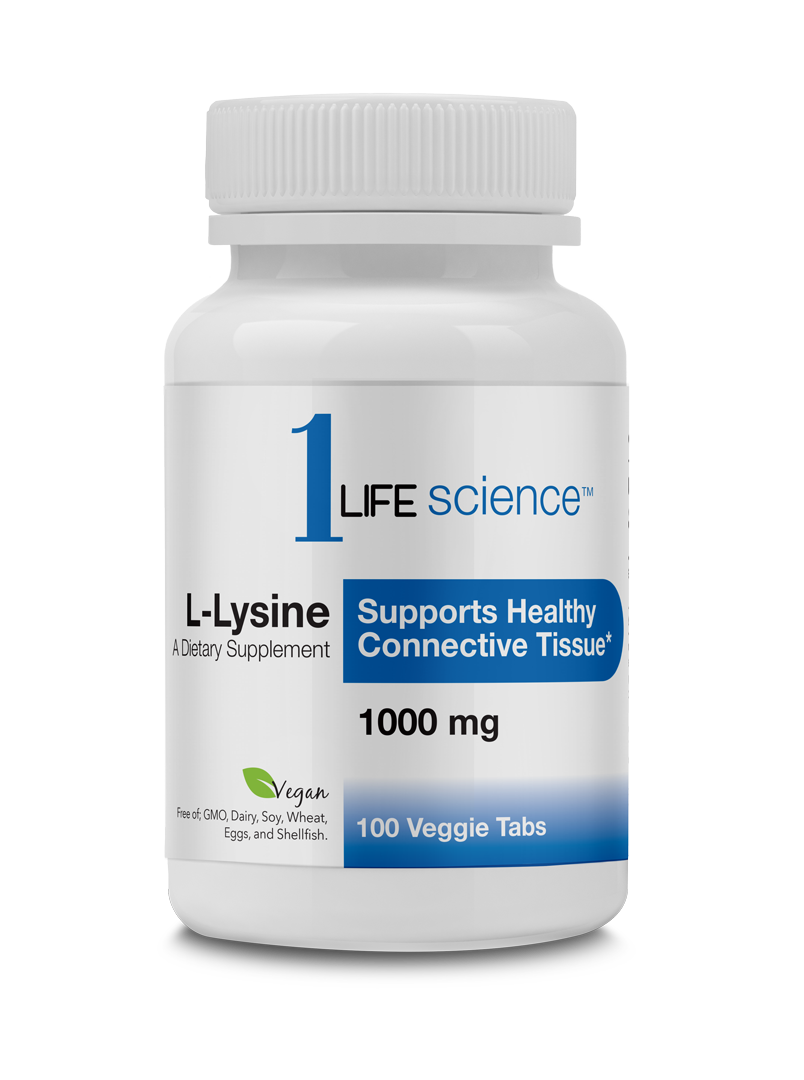 LLysine 1000 MG 100 Tablets 1 Life Science