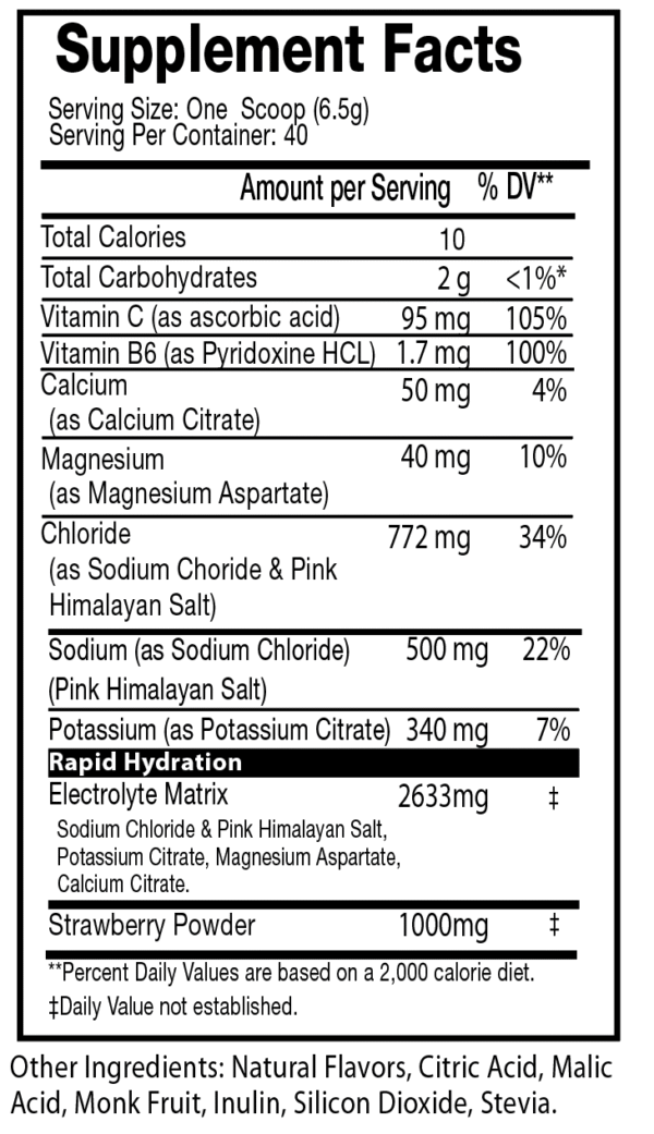 Electrolyte Hydration Powder - 1 Life Science